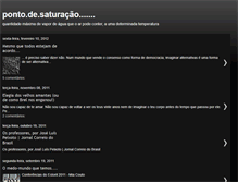 Tablet Screenshot of pontodesaturacao.blogspot.com