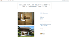 Desktop Screenshot of chalet-nava.blogspot.com