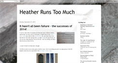 Desktop Screenshot of heatherrunstoomuch.blogspot.com