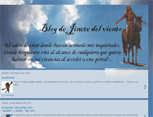 Tablet Screenshot of jinetedelviento.blogspot.com