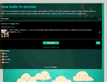 Tablet Screenshot of cosa-bolle-in-pentola.blogspot.com