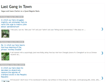 Tablet Screenshot of lastgangintown.blogspot.com