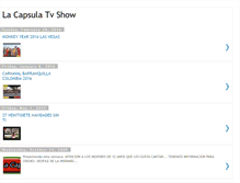 Tablet Screenshot of lacapsulatvshow.blogspot.com