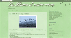 Desktop Screenshot of plume-outre-reve.blogspot.com