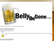 Tablet Screenshot of beerbellybegone.blogspot.com
