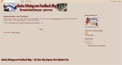 Desktop Screenshot of alaskamining.blogspot.com
