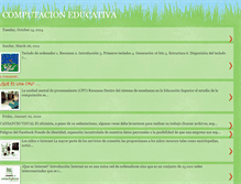 Tablet Screenshot of computacioneducativa.blogspot.com