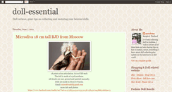 Desktop Screenshot of doll-essential.blogspot.com