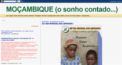 Desktop Screenshot of mocambiqueosonhocontado.blogspot.com
