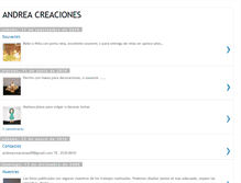 Tablet Screenshot of creacionesyartesanias.blogspot.com