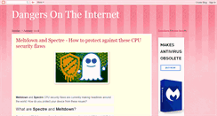 Desktop Screenshot of dangersontheinternet.blogspot.com