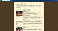 Desktop Screenshot of manaartsfest.blogspot.com