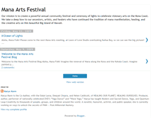Tablet Screenshot of manaartsfest.blogspot.com