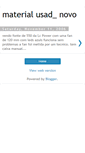 Mobile Screenshot of materialusado.blogspot.com