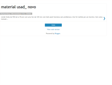 Tablet Screenshot of materialusado.blogspot.com