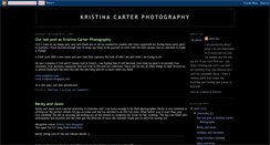 Desktop Screenshot of kristinacarterphotography.blogspot.com