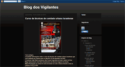 Desktop Screenshot of blogdosvigilantes.blogspot.com