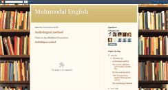 Desktop Screenshot of multimodalteachers.blogspot.com