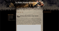 Desktop Screenshot of la-musica-actual.blogspot.com