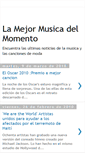 Mobile Screenshot of la-musica-actual.blogspot.com