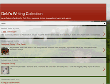 Tablet Screenshot of debiswritingcollection.blogspot.com