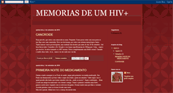 Desktop Screenshot of memoriasdeumhiv.blogspot.com