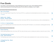 Tablet Screenshot of ebooks-free.blogspot.com