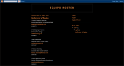 Desktop Screenshot of equiporoster.blogspot.com