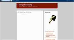 Desktop Screenshot of college-scholarships1.blogspot.com