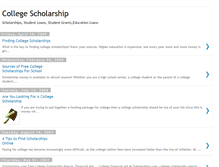 Tablet Screenshot of college-scholarships1.blogspot.com