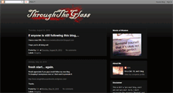 Desktop Screenshot of methroughtheglass.blogspot.com