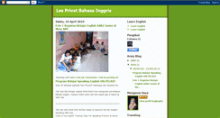 Desktop Screenshot of lesprivat-bahasainggris.blogspot.com