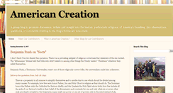 Desktop Screenshot of americancreation.blogspot.com