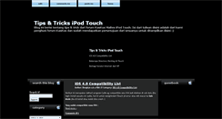 Desktop Screenshot of ipodtouch-id.blogspot.com