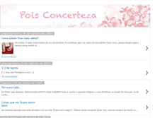 Tablet Screenshot of poisconcerteza.blogspot.com