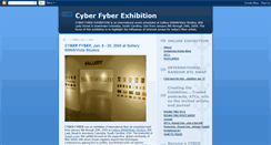 Desktop Screenshot of cyberfyberexhibition.blogspot.com