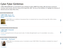 Tablet Screenshot of cyberfyberexhibition.blogspot.com