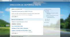 Desktop Screenshot of direcciondedeportessalto.blogspot.com