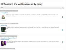 Tablet Screenshot of ginsoakedart.blogspot.com