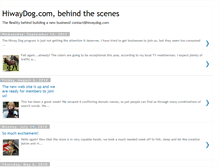 Tablet Screenshot of hiwaydog.blogspot.com