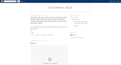 Desktop Screenshot of izlesene-izle.blogspot.com