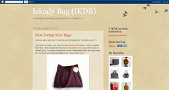 Desktop Screenshot of ickadybag.blogspot.com