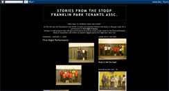 Desktop Screenshot of franklinparktenant.blogspot.com