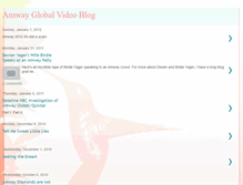 Tablet Screenshot of amwayglobalvideoblog.blogspot.com