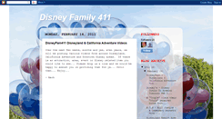 Desktop Screenshot of disneyfam411.blogspot.com