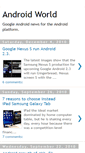 Mobile Screenshot of myandroidworld.blogspot.com