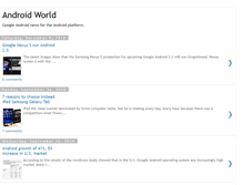 Tablet Screenshot of myandroidworld.blogspot.com