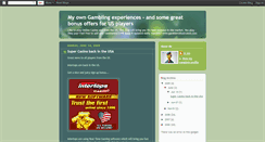 Desktop Screenshot of best-gambling-news-and-reviews.blogspot.com