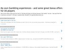 Tablet Screenshot of best-gambling-news-and-reviews.blogspot.com