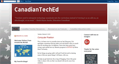 Desktop Screenshot of canadianteched.blogspot.com